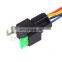 Auto Fused On/Off Relays DC12V 30A 4 Pin Electronic Relay Car Automotive Relay with Insurance Film Car Fuse