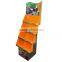 Supermarket promotion Corrugated cardboard display case stand