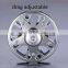 Aluminum spool 1+1BB abrasion resistant fly fishing rod reel