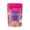 Top zip plastic bag food packaging/ 3 side seal zipper bag/ stand up pouch zip lock bag for beef jerky,sea food