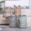 2020 new design printed cheap clothing storage bucket with lid