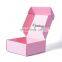 Custom Logo Foldable Hinged Lid Corrugated Monthly Plane Cosmetic Subscription Packaging Mailer Box