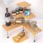 Bamboo Kitchen Organizer Corner Display Organizer Rack Shelves Bathroom Shampoo Organizer