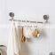 2019 Top sale  bathroom wall towel shelf with hanging hooks No Drilling towel rack