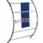 stainless steel towel rack chrome plated 3 bars door bathroom towel holder