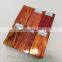 High end Wooden grain aluminium hollow square rectangular tube section with standard size for decoration