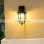 Retro Vintage Corridor Decoration E27 Lamp Iron Glass Garden Porch Sconce LED Wall Light