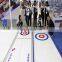 Hot Selling Mobile Artificial Ice Skating Rink Curling Game Board Used Synthetic Ice