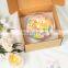 ENO handmade Custom Cereal bowl Scented candle Doughnut candle jar soybean wax Scented  candle  with Spoon