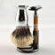 High Quality Chrome Matte Black Shaving Razor and Brush Stand Safety Razor Stand