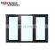 NFRC AS2047 standard custom size 3 pane aluminum double casement windows