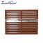 Superhouse New design air flow brown aluminium louvre windows shutters