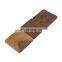 Organic Walnut Dark Wood Small 3-Piece Pot Square Coaster Set