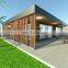 Prefab Container Homes 2 Bedroom House with Large Living Room Eco Home with Pool and Car Garage