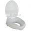 Raised Toilet Seat - Toilet seat raiser to aid standing - With or without lid.