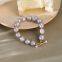 S925 sterling silver special-shaped pearl beaded bracelet