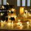 2023 new year Decor 10Leds usb Battery Operated Christmas tree xmas twinkle snowflake string light Led String Fairy Light