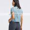 High Quality Casual Fitness Yoga Wear Women Custom T Shirt Short Sleeve Running Exercise Gym Wear Tanks