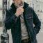 Warmth Fleence Wind Men's Casual  Men's Long Sleeve Medium Long Jacket In Stock Coat