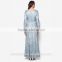 New Pattern Long Maxi Dress Abaya Dubai Style Dubai Muslim Wedding Dress D240