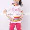 2015 Children Sports Wear Plain T-Shirt and Sport Pants / Wholesale Clothing Made in China Jiangxi