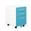 Movable Steel Office Furniture 3 Drawer Metal Storage Mobile Pedestal Filing Cabinets
