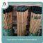 Varnished Eucalyptus Wood Broomstick With Dustpan and Brush Set for Household Cleaning
