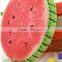 Hot sales 3D soft plush fruit shape pillow /bolster creative fruit foam chair seat cushion