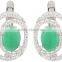Emerald Ring Earring Set