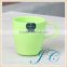 2015 New Design Smile Style Plastic Cup/Mug For Export Promotion