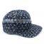 High Quality Star and Stripe Printed 6 Panels Adjustable Flat Snapback Caps