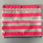 Osini 2016 professinal custom colorful strip polyester fabricpen 3-ring binder pouch /case