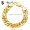 Charming Thick Men Styles Gold Plated Hot New 2014 Fashion Bracelets