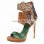 Women's 16cm Strappy Thin High Heel Dress Party Prom Sandals Ladies Shoes 2016                        
                                                Quality Choice