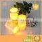 Holiday Decoration Wire Drawing LED Candles With Real Flame Cheap LED Candle