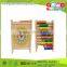 wooden clock toys educational beads abacus math games of good quality