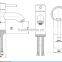 Factory Price Newest Fitting Basin Mixer Water Taps