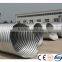 Hot dipped galvanized spiral steel pipe with corrugated