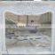 Luxury European Carved Statue Pure White Marble Fireplace