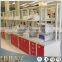 School classroom steel laboratory furniture hexagonal lab bench