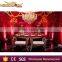 Gold Metal Glass Dining Table with Glass Living Room Furniture                        
                                                Quality Choice