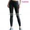 2016 Black High Waist Cropped Leggings Fitness Trouser