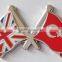 Custom Flag Lapel Pin / Flag Badge With Epoxy Logo Fashion Souvenir Gift