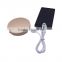 Customized logo 5x magnifying lighted hand mirror with power bank portable for travelling