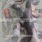 100% polyester air layer fabric newspaper print