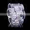 White transparent cosmetic makeup brush holder acrylic