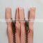 5# metal bronze zipper open end zipper bronze auto lock hook zipper slider jacket zipper
