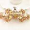 Alloy set auger bow spring clip hairpin