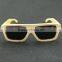 Square bamboo frame Sunglasses with cylinder box