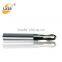 solid carbide tapered end mill;2-flute ball nose end mills with straight shank, long neck and short cutting edge